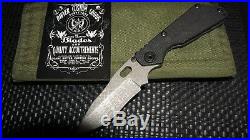 Duane Dwyer Custom SMF Knife Chad Nichols Damascus Ti Blue Ano Folder NEW