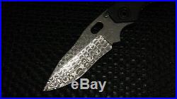 Duane Dwyer Custom SMF Knife Chad Nichols Damascus Ti Blue Ano Folder NEW