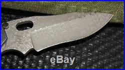 Duane Dwyer Custom SMF Knife Chad Nichols Damascus Ti Blue Ano Folder NEW