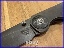 Dustin Driver Defense Nemesis Titanium Framelock Knife 3 1095 Blade Custom