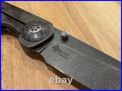 Dustin Driver Defense Nemesis Titanium Framelock Knife 3 1095 Blade Custom