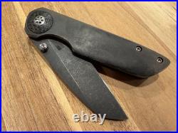 Dustin Driver Defense Nemesis Titanium Framelock Knife 3 1095 Blade Custom