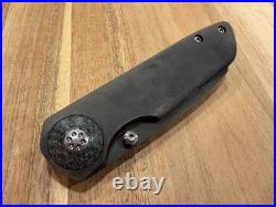 Dustin Driver Defense Nemesis Titanium Framelock Knife 3 1095 Blade Custom