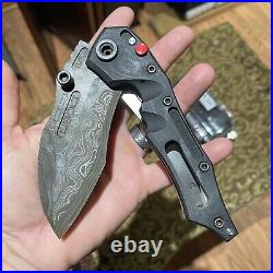 Dwaine Carrillo / Airkat Knife Custom Cobra Mod 5 Button Lock / Black G10 / Case