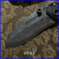 Dwaine Carrillo / Airkat Knife Custom Cobra Mod 5 Button Lock / Black G10 / Case