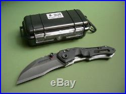 Dwaine Carrillo / Airkat Knife Custom Scout / Black G10 & Ti / Button Lock / New