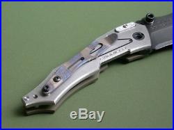 Dwaine Carrillo / Airkat Knife M250 Cobra Model 5 / Green G10 / Button Lock New
