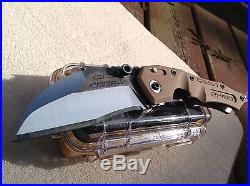 Dwaine Carrillo RHINO-M250 Cobra/Verde G10/TI Clip, folder CUSTOM knife preowned