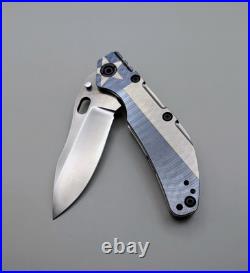 Dwyer Custom DCG Model BBNK Folding Knife Titanium, Magnacut Made In USA