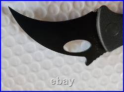 EMERSON Folding Karambit WAVE Black G10 with belt clip 2007 with trainer