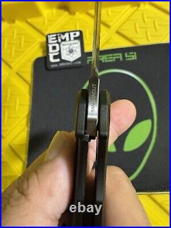 EMP EDC Relative Dark Seigaiha (Exclusive) Urban EDC Magnacut Knife Folder Satin