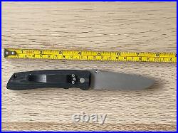 Early Allen Elishewitz Folder Combo Blade G-10 Handle Titanium Liner USA