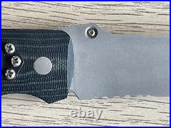 Early Allen Elishewitz Folder Combo Blade G-10 Handle Titanium Liner USA