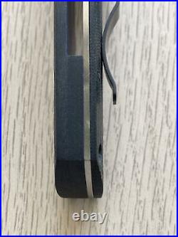 Early Allen Elishewitz Folder Combo Blade G-10 Handle Titanium Liner USA