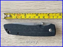 Early Allen Elishewitz Folder Combo Blade G-10 Handle Titanium Liner USA