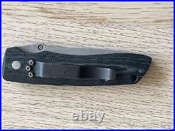 Early Allen Elishewitz Folder Combo Blade G-10 Handle Titanium Liner USA