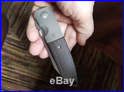 Early Ernest Emerson custom CQC6 folder unused from personal collection
