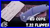 Ed Cope T22 Custom Folding Knife Ccks 2020