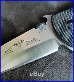 Emerson CWC-7F Folding Tactical Knife withWave & SN in Box, USA