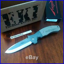 Emerson Custom Handmade Folding Knife Model Aftershock-A BNIB