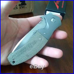 Emerson Custom Handmade Folding Knife Model Aftershock-A BNIB