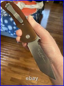 Emerson Knives Custom Po Boy Signature Series Mutant Serial #49 Folding Knife