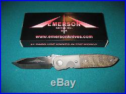 Emerson Specwar Custom CQC5 1 owner with orig 1996 Brochure