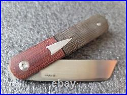 Enrique Pena Custom Front Flipper Sheepsfoot Barlow, CPM-154, 2.85 Knife