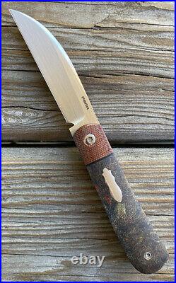 Enrique Peña Custom Swayback Front Flipper Micarta Pena Knife Rare