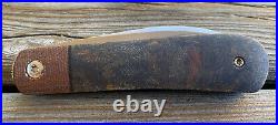 Enrique Peña Custom Swayback Front Flipper Micarta Pena Knife Rare