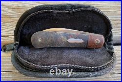 Enrique Peña Custom Swayback Front Flipper Micarta Pena Knife Rare