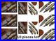 Eye Catching Damascus Steel Folding Knife, Hand Made 10 Pcs Lot