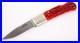F. Centofante Red Jigged Bone Handle Custom Folding Knife