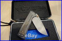 Ferrum Forge Chaves Knives Veloz Flipper -Grey- MINT With Special Case