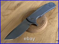 Ferrum Forge Ferox Knife 4V Steel Ti Flipper Used EXC Cond