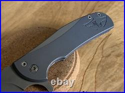 Ferrum Forge Ferox Knife 4V Steel Ti Flipper Used EXC Cond