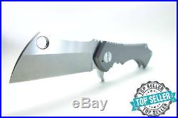 Field Cleaver Mini Heavy Tactical Hunting Flipper Knife D2 Blade & Titanium