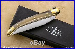 Finest pocket knife made. French 9cm Forge de Laguiole Pocket Knife Horn