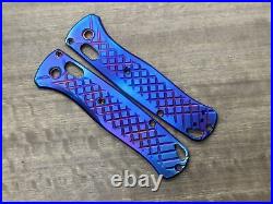 Flamed FRAG Cnc milled Titanium Scales for Benchmade Bugout 535