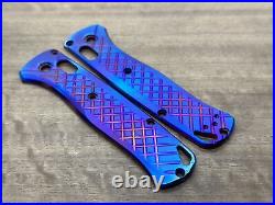 Flamed FRAG Cnc milled Titanium Scales for Benchmade Bugout 535