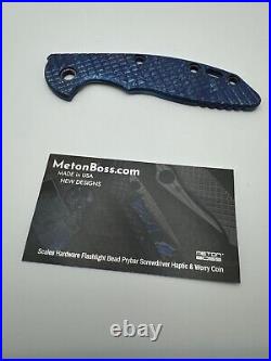 Flamed FRAG Cnc milled Titanium scale for XM-18 3.5 HINDERER