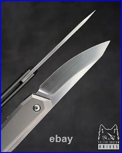 Folding Custom Handmade Knife Integra 1 M390 Jk