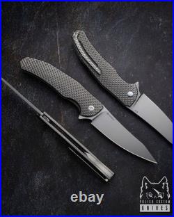 Folding Knife Folder Ishtar #0638 M398 Lefty Herman Knives