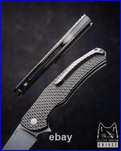 Folding Knife Folder Ishtar #0638 M398 Lefty Herman Knives
