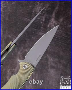 Folding Knife Folder Sting #0778 Magnacut Herman Knives