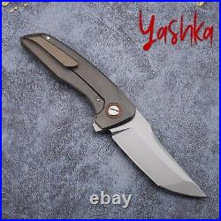 Folding Knife M390 Steel Outdoor Camping Hunting Home Tool Pocket Titanium Knife