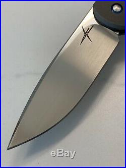 Gareth And Jason Bull Shamwari Custom Knife New 2018 Build Front Flipper