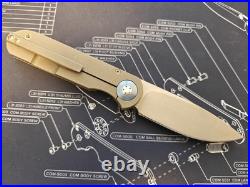 Gareth Bull Knives Custom Shamwari Knife 3.3 Blade Old School