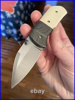 Gedraitis Knives Full Custom Mongoose Folding Knife RARE