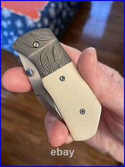 Gedraitis Knives Full Custom Mongoose Folding Knife RARE